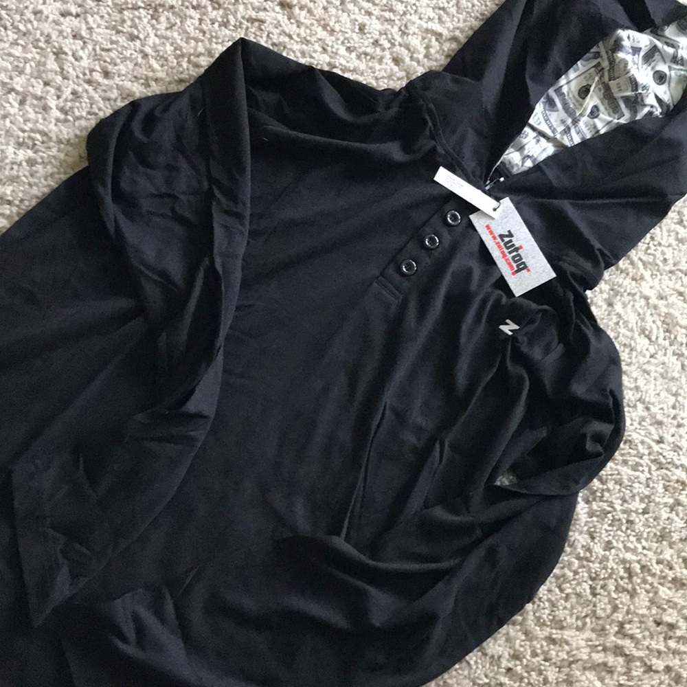 Zutoq Long Sleeve Hooded Shirt